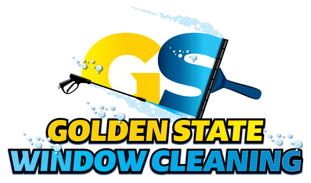 Golden State Window Cleaning Logo WHT